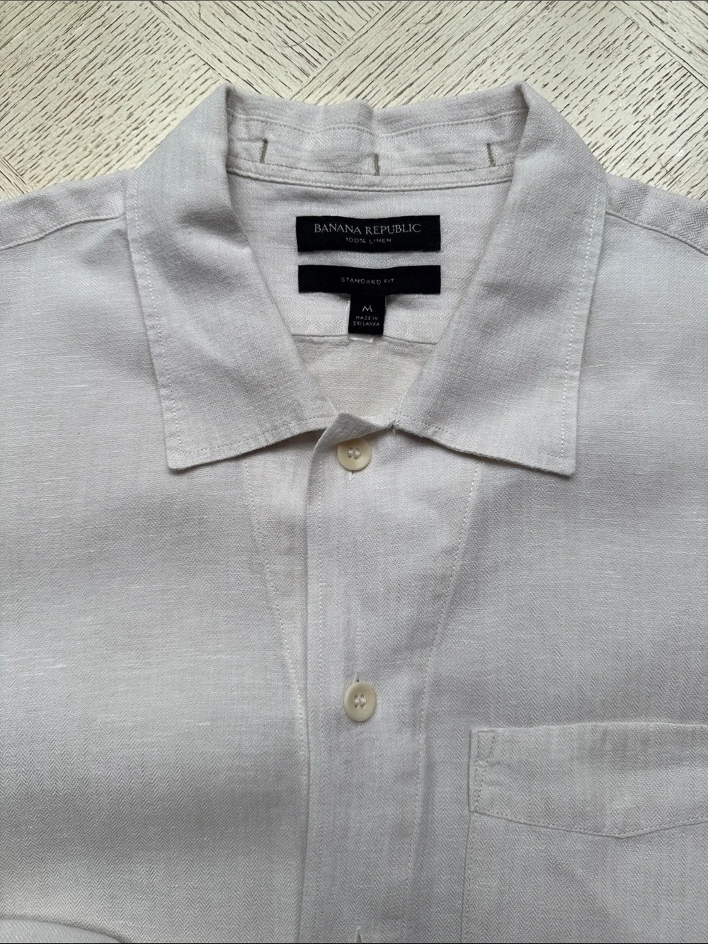 Banana Republic Men's Lightweight Linen Shirt Jacket